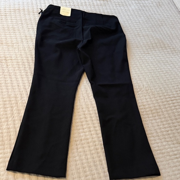 Rachel Zoe Black Hi-Rise Kick Flare Pants w/ Tailored Seams - Lovely 8 NWT - Picture 7 of 9